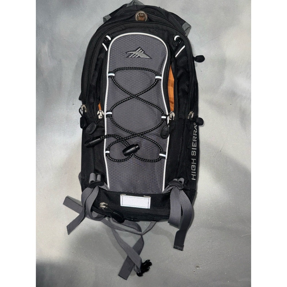 High Sierra Hydration Backpack w/ Water Bladder – Black/Gray – Great Condition!
